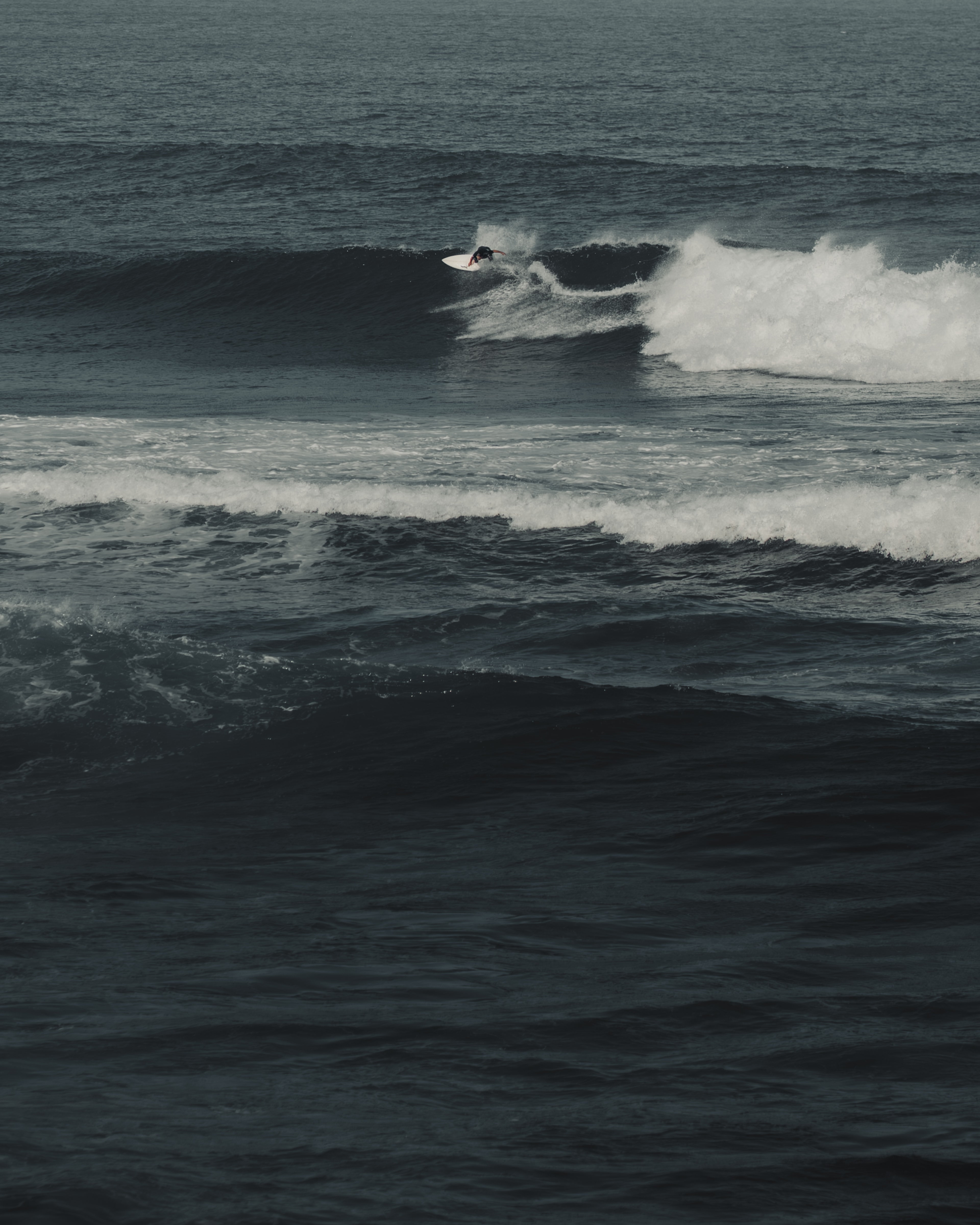 wave and surfer